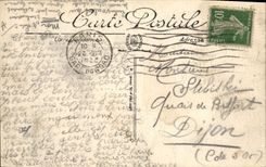 Pesca de la pesca de la POSTAL de la VENDIMIA con los cangrejos