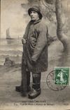CPA Peche Costumes bretons Type de marin pecheur de Quimper
