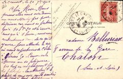 Vuelta de la pesca de la POSTAL de la VENDIMIA de los pecadores