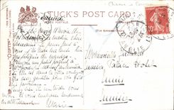 CPA Chiens Chien Chasse a courre Drawing the Covert Cavalier