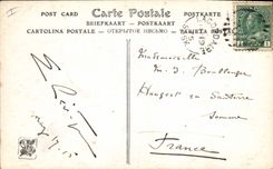 Salas de estar de la caza del perro de los perros de la POSTAL de la VENDIMIA de París Maissen el debucher pasado