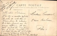 CPA Militaria Villers Cotterets Officier sortant du rapport
