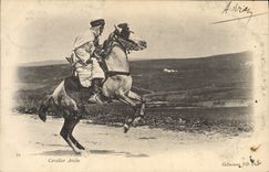 CPA Militaria Cavalier arabe