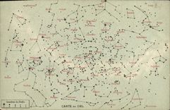 CPA Carte du ciel 