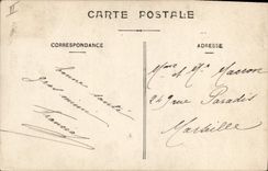 VINTAGE POSTCARD Fantasy the Moon Child Last district