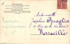 VINTAGE POSTCARD Fantasy the Moon Boat