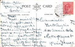 VINTAGE POSTCARD Theater Fantasy Woman Lud Miss