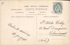 VINTAGE POSTCARD Theater Fantasy Woman Bleated It Laspada