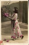 VINTAGE POSTCARD Theater Fantasy Woman Madia Borelli