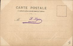 VINTAGE POSTCARD Theater Fantasy Saint-Cyr military school Woman