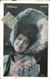 VINTAGE POSTCARD Theater Fantasy Woman Sindler Odeon