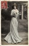 VINTAGE POSTCARD Theater Fantasy Adlerson Woman