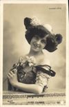 VINTAGE POSTCARD Theater Fantasy Woman Alcazar d' Ete Cairns Miss