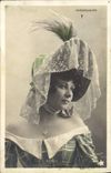 VINTAGE POSTCARD Theater Fantasy Woman Berny Ambassadors