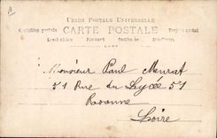 VINTAGE POSTCARD Theater Fantasy Woman Dramatic Madnesses Yrven