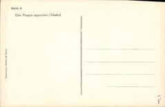 VINTAGE POSTCARD Polar an impromptu headstock Alaska