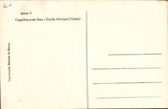 VINTAGE POSTCARD Polar Cap for two Arctic Circle Alaska