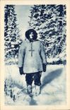 VINTAGE POSTCARD Polar Missions of the oblats of Immaculate Marie Indians