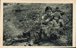 CPA Polaire Pot au feu a la baleine blanche Detroit de Behring Alaska