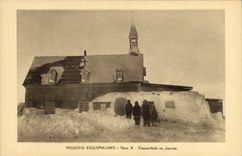 VINTAGE POSTCARD Polar Eskimo Missions Chesterfield in January