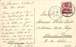 Compañeros del ilustrador de la fantasía de la POSTAL de la VENDIMIA de la mejorana de Curtat