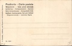 Vaca del caballo del ilustrador de la fantasía de la POSTAL de la VENDIMIA