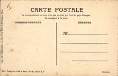 VINTAGE POSTCARD Fantasy (drawing with the hand) Children the Militaria trench