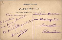 CPA Fantaisie (dessin a la main) Fleurs