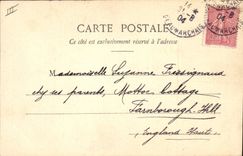 CPA Fantaisie Enfant Bebe a la rose 