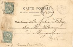 VINTAGE POSTCARD Fantasy Woman the Walk Fruit cake