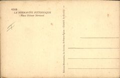 POSTAL Normandía de la VENDIMIA que pesca el viejo folklore normando del pecador