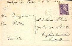 CPA Peche Type de pecheur
