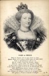 CPA Marie de Medicis Reine de France