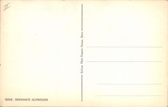 POSTAL Schultheiss Karl Neuhaus von Berna de la VENDIMIA