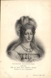 Muchacha de la duquesa d4angouleme de la POSTAL de la VENDIMIA de la mujer de louis XVI del duque de Angulema