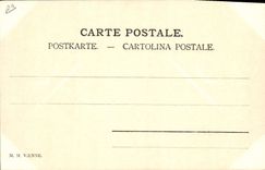 Jinetes de la caza de los perros del perro de la POSTAL de la VENDIMIA