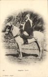 VINTAGE POSTCARD Militaria Spahi Algeria