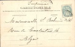 VINTAGE POSTCARD Militaria Spahi Algeria