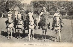 CPA Militaria Algerie Manoeuvres de Spahis