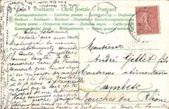 VINTAGE POSTCARD Fantasy Automobile Child Baby Ass Mule