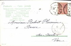 VINTAGE POSTCARD Fantasy Child Baby Music