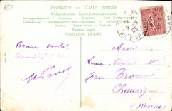 CPA Fantaisie Enfant Bebe Automobile