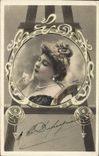 VINTAGE POSTCARD Woman Zarina Theater
