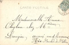 VINTAGE POSTCARD Woman Theater L of Vries