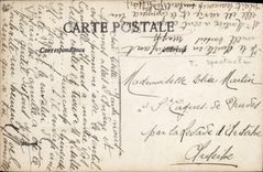 VINTAGE POSTCARD Woman Theater the business of the Poisons Reynie Laroche