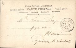 VINTAGE POSTCARD Woman Mieris Theater