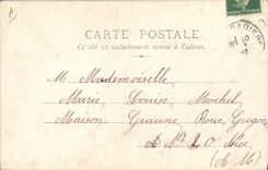 VINTAGE POSTCARD Woman Theater the small Marcelle Cosue