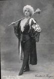 VINTAGE POSTCARD Woman Theater Anita of Costa Paris Varieties to the Cautin Varieties & Shepherd