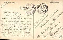 VINTAGE POSTCARD Woman Vellie Theater