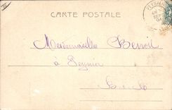 VINTAGE POSTCARD Woman Theater Miss de Pebrel